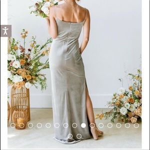 Revelry Skye Velvet Dress, Dusty Rose, style number 62009-P